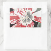 Tulpen-Aufkleber Rechteckiger Aufkleber (Tasche)