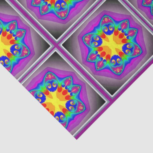 Tulpen aus Frühlingspapier Seidenpapier (Detail)