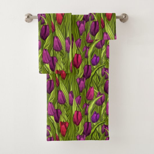 Tulpen Badhandtuch Set (Insitu)