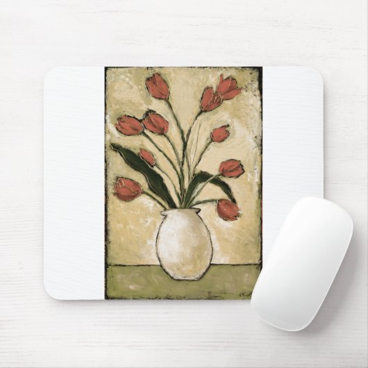 Tulpen BAG10-V2 in Red.tif Mousepad (Mit Mouse)