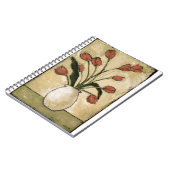 Tulpen BAG10-V2 in Red.tif Notizblock (Linke Seite)