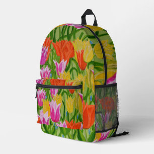 Tulpen  bedruckter rucksack
