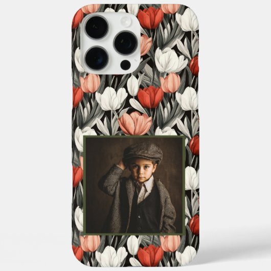 Tulpen-benutzerdefinierte iPhone-Hülle als einziga Case-Mate iPhone Hülle (Rückseite)