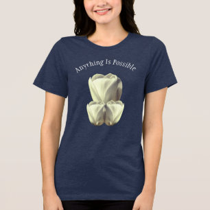 Tulpen Blumen Alles ist möglich Inspirierend  Tri-Blend Shirt