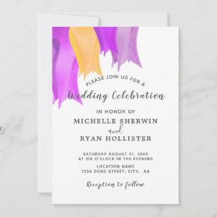 Tulpen-Blumen-Hochzeitseinladungskarte Einladung