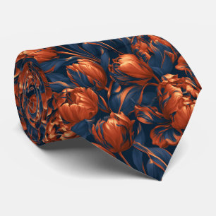 Tulpen-Blumen-Jubiläums-Minimalistische Hochzeit Krawatte