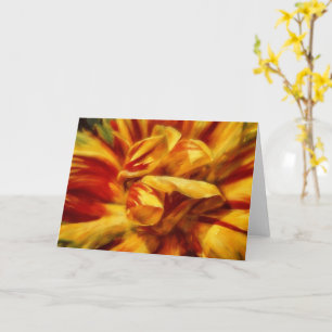 Tulpen-Blumen-Kunst-Blüten-Notizkarte Karte