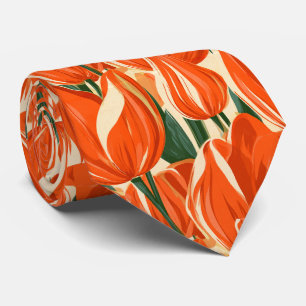 Tulpen-Blumen-Onkel-Sommer-Hochzeit Krawatte