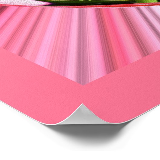 Tulpen Blumenstrauß Poster (Ecke)