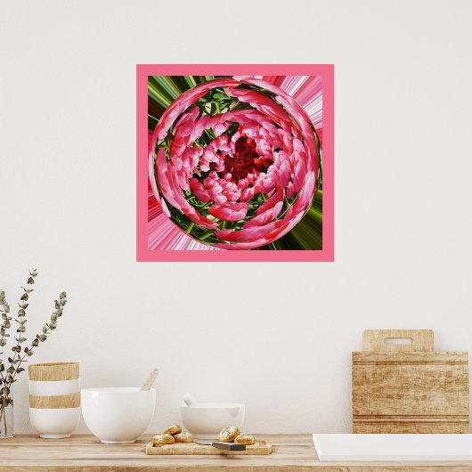 Tulpen Blumenstrauß Poster (Küche)