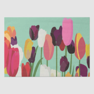 Tulpen Bunte Blumen Floral Tulpe Seidenpapier