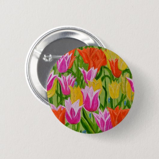 Tulpen Button (Vorne & Hinten)
