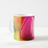 Tulpen-Collage Kaffeetasse (Vorderseite Links)