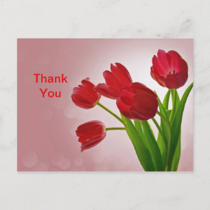 Tulpen Danke Postkarte