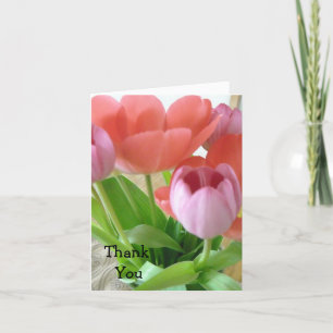 Tulpen-Dankeschön Dankeskarte