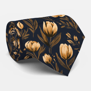 Tulpen-Druck-Onkel-Herbst-Hochzeit Krawatte