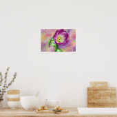 Tulpen-Frau Poster (Küche)