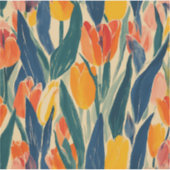 Tulpen Frühlingsglanz Aufkleber (Vorderseite)