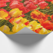 Tulpen für glänzendes Wrapping Paper Geschenkpapier (Ecke)
