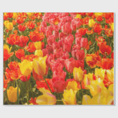 Tulpen für glänzendes Wrapping Paper Geschenkpapier (Flach)