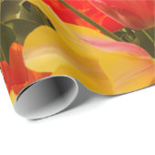 Tulpen für glänzendes Wrapping Paper Geschenkpapier (Rolleneckpunkt)