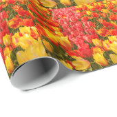 Tulpen für glänzendes Wrapping Paper Geschenkpapier (Rolleneckpunkt)