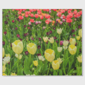 Tulpen für glänzendes Wrapping Paper Geschenkpapier (Flach)