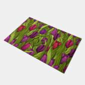 Tulpen Fußmatte (Schrägansicht)