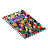 Tulpen Garden Journal Notizblock (Rechte Seite)
