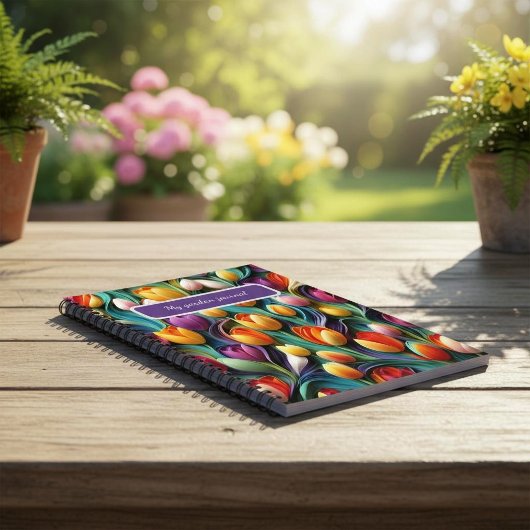 Tulpen Garden Journal Notizblock
