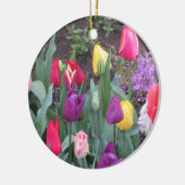 Tulpen Garten Keramik Ornament (Links)