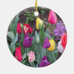 Tulpen Garten Keramik Ornament