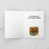 Tulpen-Geburtstagskarte Karte (Innenseite)