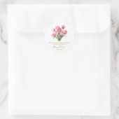 Tulpen-Gedenk-Andenken-Samenpaket Runder Aufkleber (Tasche)