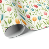 Tulpen-Geschenkpapier Geschenkpapier (Rolleneckpunkt)