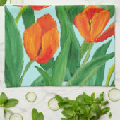 Tulpen Geschirrtuch (Gefaltet)