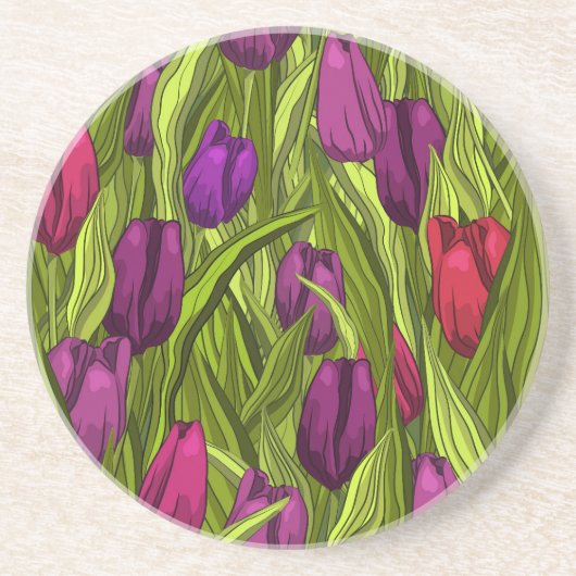Tulpen Getränkeuntersetzer (Vorne)