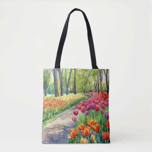 Tulpen im Park Tasche (Vorderseite)