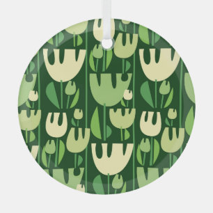 Tulpen im skandinavischen Stil Muster Ornament Aus Glas