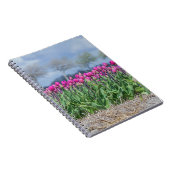 Tulpen im Windnotizbuch Notizblock (Rechte Seite)