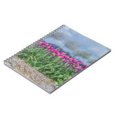 Tulpen im Windnotizbuch Notizblock (Linke Seite)