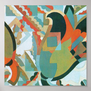 Tulpen in abstraktem poster