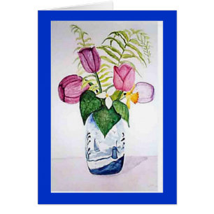 "Tulpen in Delft-Vase "