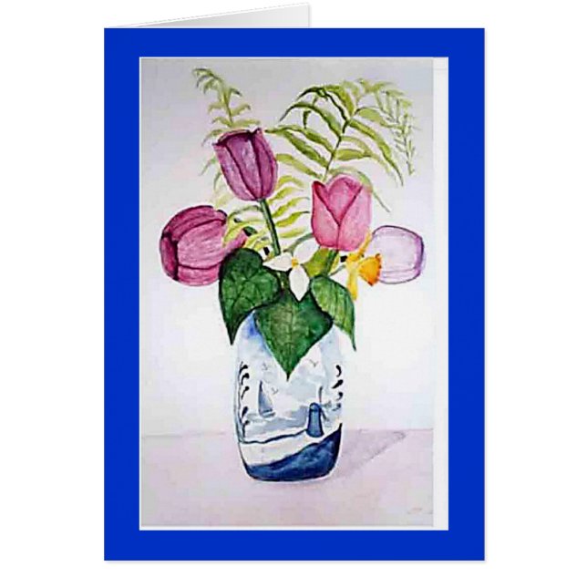 "Tulpen in Delft-Vase " (Vorne)