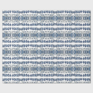 Tulpen in Delfter Blau  Geschenkpapier