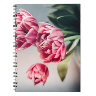Tulpen in einem Vase Notizblock