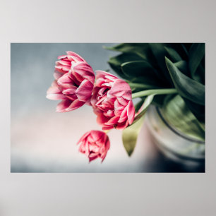 Tulpen in einem Vase Poster