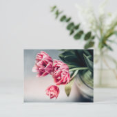 Tulpen in einem Vase Postkarte (Stehend Vorderseite)
