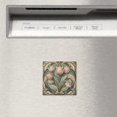 Tulpen Jugendstil Magnet (In Situ (Geschirrspüler))