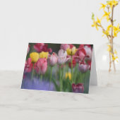 Tulpen Karte (Gelbe Blume)